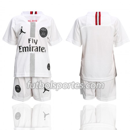 Camisetas Paris Saint Germain Jordan Blanco Niño Tercera Equipacion 2018/2019